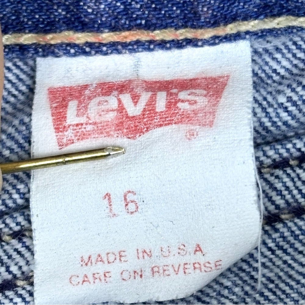 Vintage Levi’s Orange Tab 90’s high rise tapered denim jeans - Picture 6 of 10